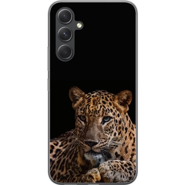 Samsung Galaxy S24+ Gjennomsiktig deksel Leopard