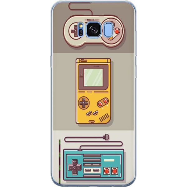 Samsung Galaxy S8 Läpinäkyvä kuori Nintendo Retro