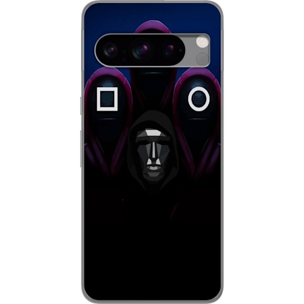 Google Pixel 8 Pro Läpinäkyvä kuori Squid Game Kausi 3 Uudet Ikoni Suosittu Sarja TV Motiivi Aasialainen Draama Trendikäs Graafinen Suunnittelu