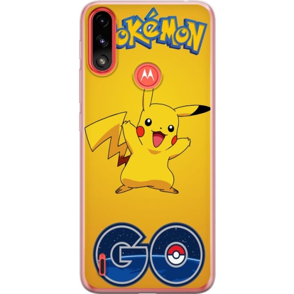 Motorola Moto E7 Power Gjennomsiktig deksel Pokemon