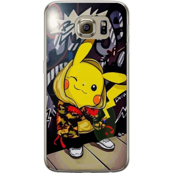 Samsung Galaxy S6 Läpinäkyvä kuori Pikachu