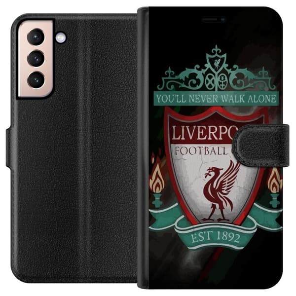Kompatibel Tegnebogsetui til Samsung Galaxy S21 Liverpool