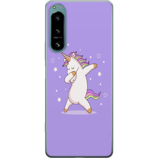 Sony Xperia 5 IV Genomskinligt Skal Unicorn Dab