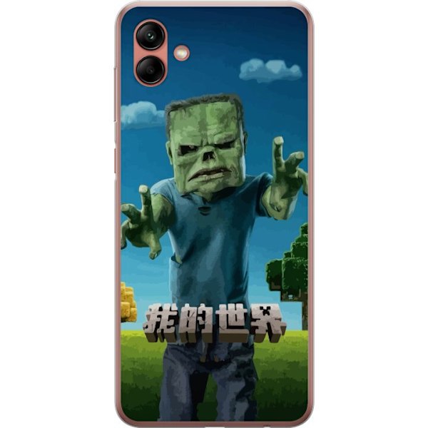 Samsung Galaxy A04 Genomskinligt Skal A Minecraft Movie