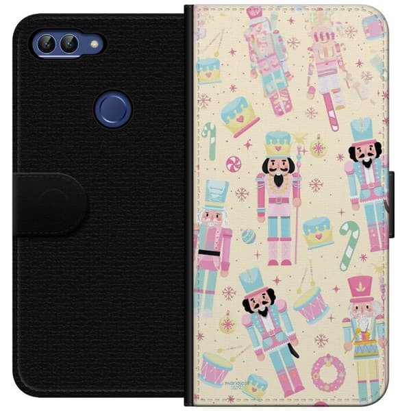 Kompatibel Tegnebogsetui til Huawei P smart Jul pink