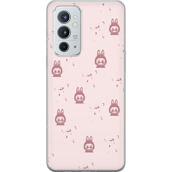 OnePlus 9RT 5G Läpinäkyvä kuori Labubu Neon Pop - Neonväri