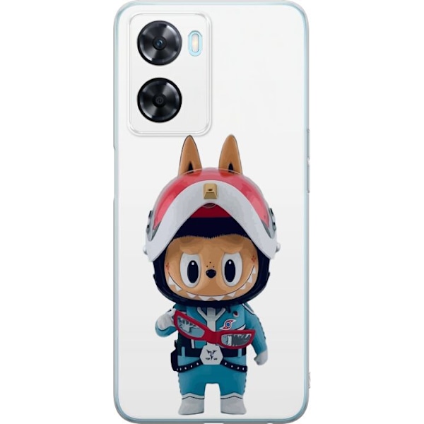 OnePlus Nord N20 SE Läpinäkyvä kuori How2work Labubu hirviöt x Ultraman Blue -hahmo