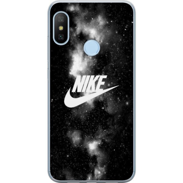 Xiaomi Mi A2 Lite Gennemsigtig cover Nike Galaxy
