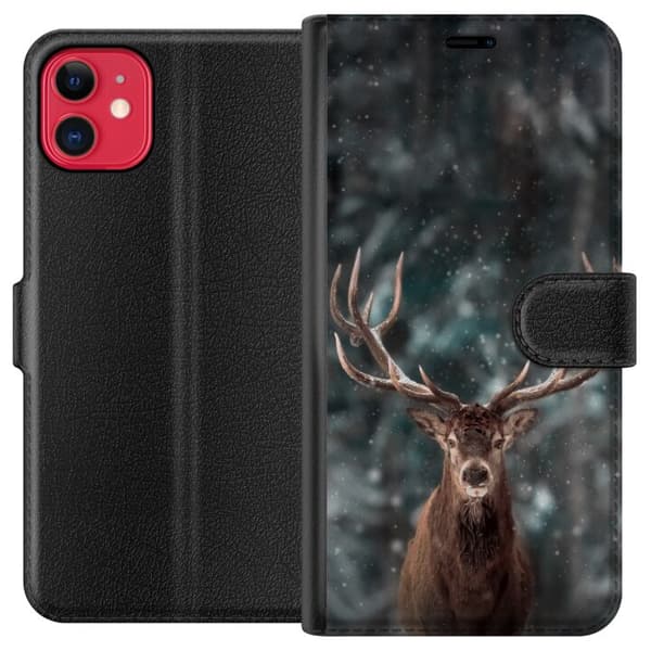 Kompatibel Tegnebogsetui til Apple iPhone 11 Oh Deer