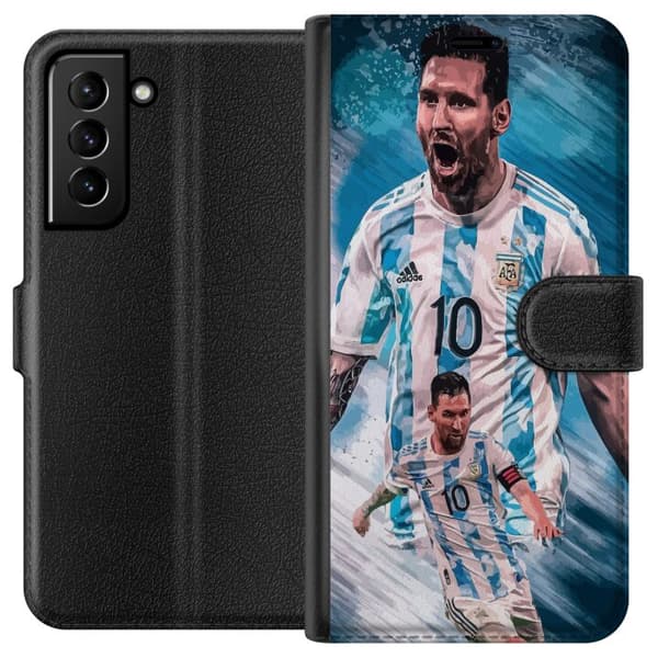 Kompatibel Tegnebogsetui til Samsung Galaxy S21+ 5G Lionel Andrés Messi