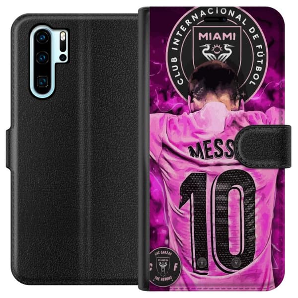 Kompatibelt Lommeboketui til Huawei P30 Pro Messi
