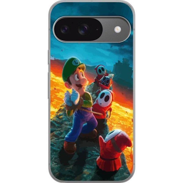 Google Pixel 9 Pro Gjennomsiktig deksel Super Mario Bros