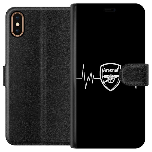 Apple iPhone XS Lompakkokotelo Arsenal