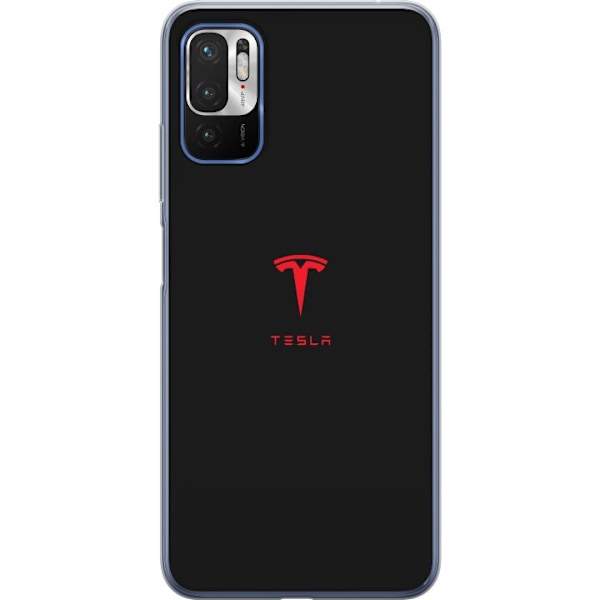 Xiaomi Redmi Note 10 5G Läpinäkyvä kuori Tesla