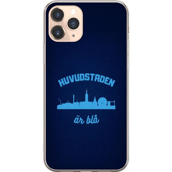 Kompatibelt Mobilskal till Apple iPhone 11 Pro Djurgården är blå