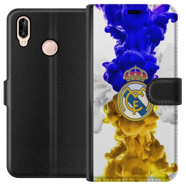 Huawei P20 lite Lompakkokotelo Real Madrid Värit
