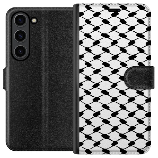 Samsung Galaxy S25 Tegnebogsetui Keffiyeh mønster