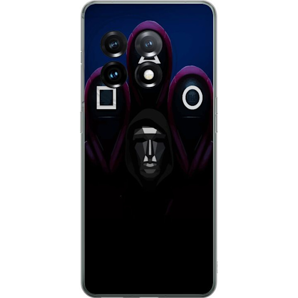 OnePlus 11 Läpinäkyvä kuori Squid Game Kausi 3 Uudet Ikoni Suosittu Sarja TV Motiivi Aasialainen Draama Trendikäs Graafinen Suunnittelu