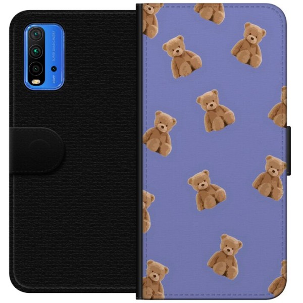 Xiaomi Redmi Note 9 4G Plånboksfodral Flygande björnar