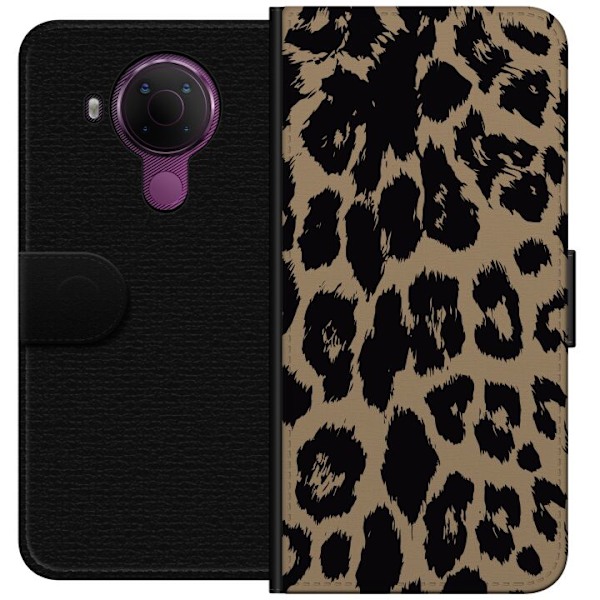 Nokia 5.4 Plånboksfodral Leopard