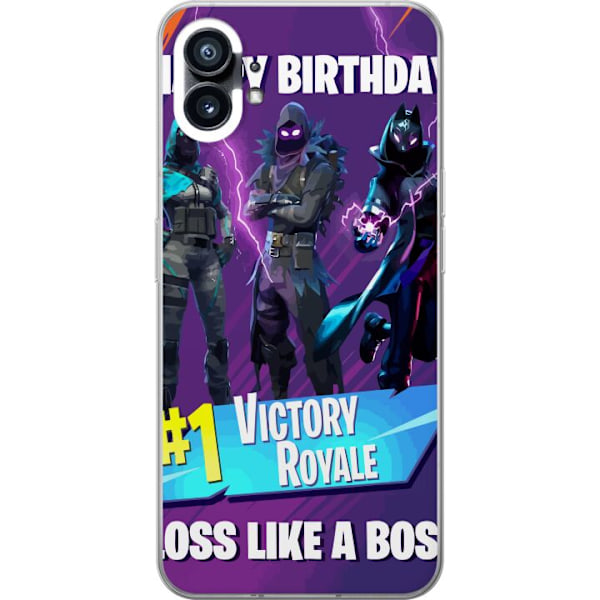 Nothing Phone (1) Gjennomsiktig deksel Fortnite