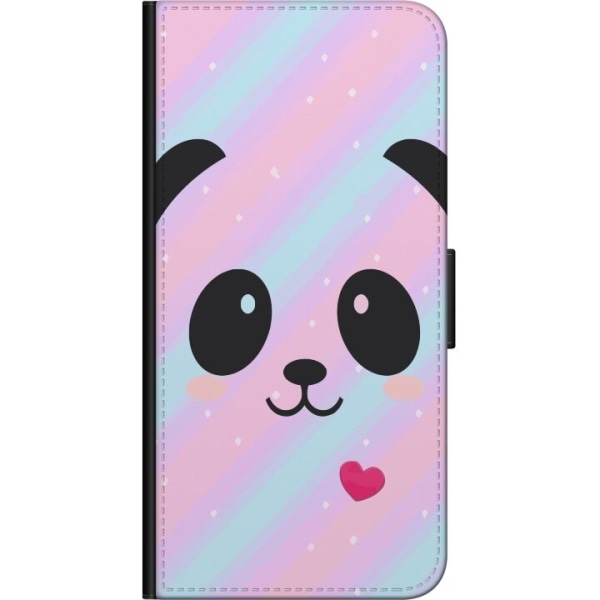 OnePlus 7T Tegnebogsetui Regnbue Panda