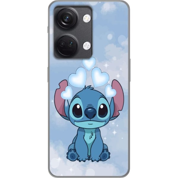 OnePlus Nord 3 Genomskinligt Skal Stitch Hoppande Glädje – Rolig Design för Present