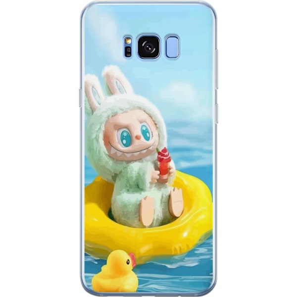 Samsung Galaxy S8+ Läpinäkyvä kuori Labubu Stripe Attack -
