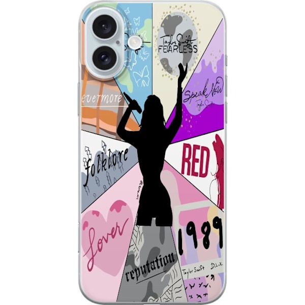 Apple iPhone 16 Plus Gennemsigtig cover Taylor Swift