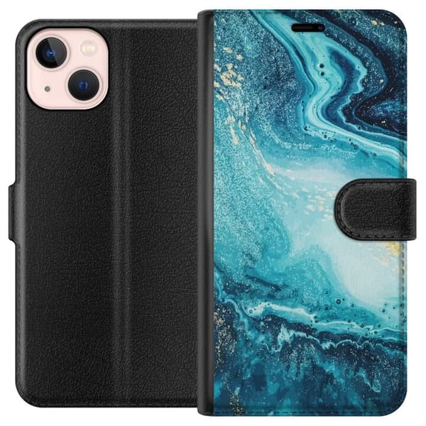 Kompatibelt Plånboksfodral till Apple iPhone 13 mini Marmor Marble