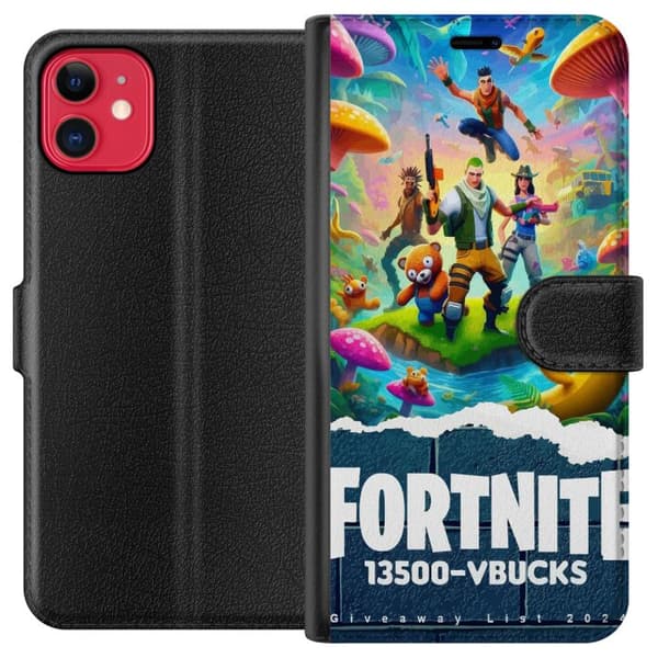 Kompatibel Tegnebogsetui til Apple iPhone 11 Fortnite