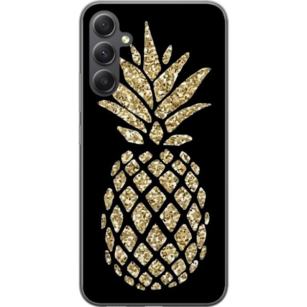 Samsung Galaxy A16 5G Läpinäkyvä kuori Ananas