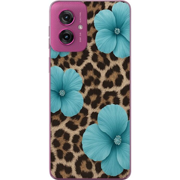 Motorola Moto G55 Läpinäkyvä kuori Blossom Beast