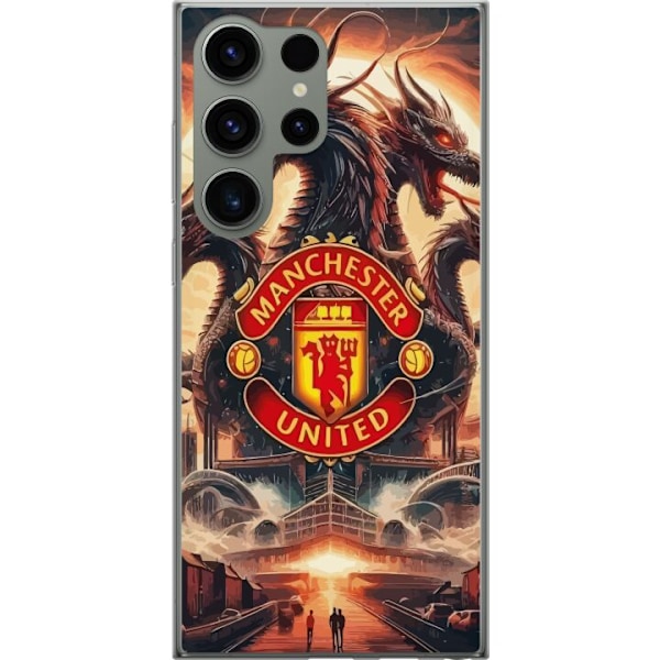 Samsung Galaxy S23 Ultra Genomskinligt Skal Manchester United