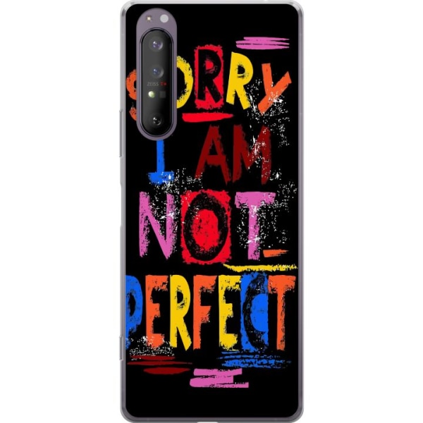 Sony Xperia 1 II Läpinäkyvä kuori Sorry