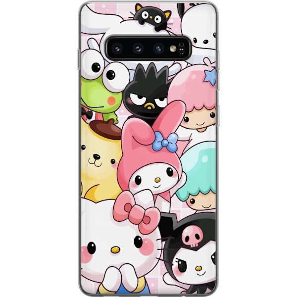 Samsung Galaxy S10 Gennemsigtig cover Kawaii Sanrio Crew