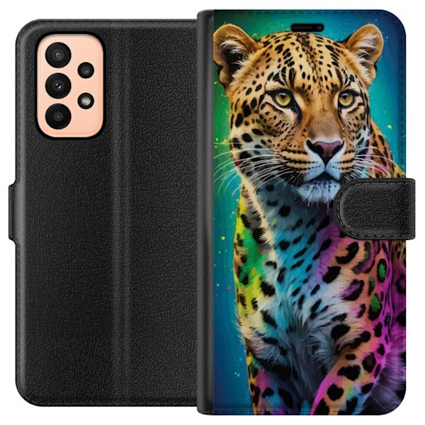 Samsung Galaxy A23 Plånboksfodral Leopard