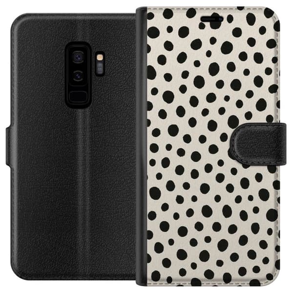 Kompatibel Tegnebogsetui til Samsung Galaxy S9+ Dot Dance