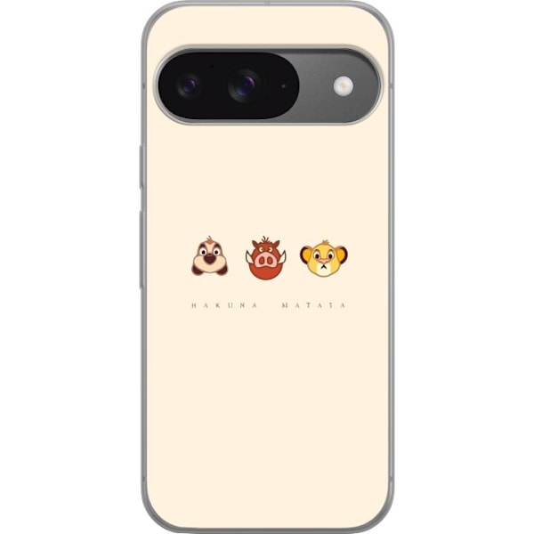 Google Pixel 9 Pro Gennemsigtig cover Hakuna Matata