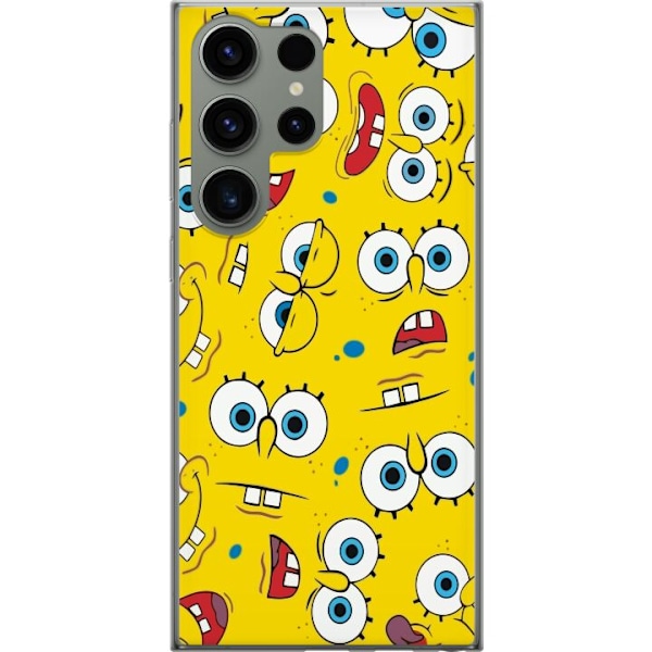 Samsung Galaxy S23 Ultra Genomskinligt Skal SpongeBob SquarePa