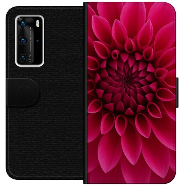 Huawei P40 Pro Tegnebogsetui Rosecore