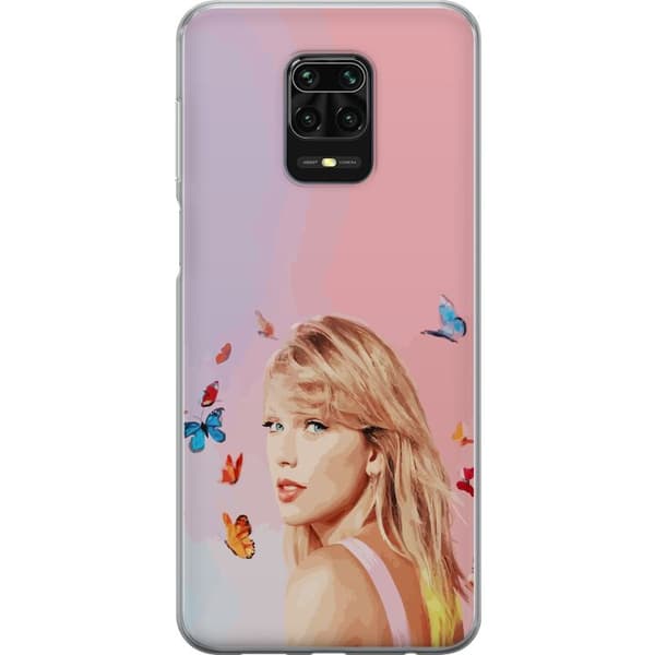 Kompatibelt Mobilskal till Xiaomi Redmi Note 9S Taylor Swift Fjärillar