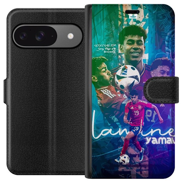 Google Pixel 9 Pro Tegnebogsetui Lamine Yamal FCB