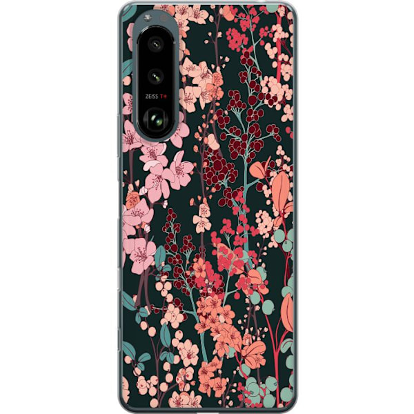 Sony Xperia 5 III Genomskinligt Skal Blommor