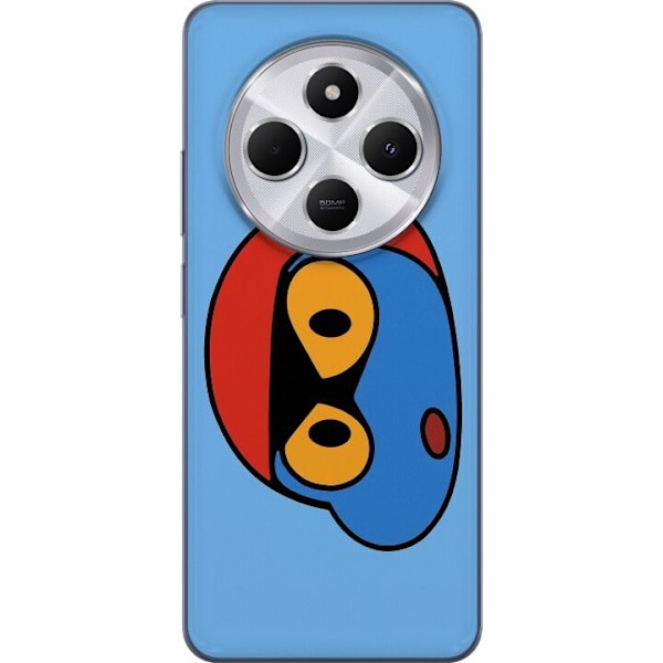 Xiaomi Redmi 14C Genomskinligt Skal Bold Bot Head