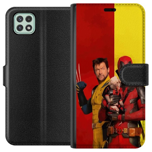 Samsung Galaxy A22 5G Tegnebogsetui Deadpool & Wolverine