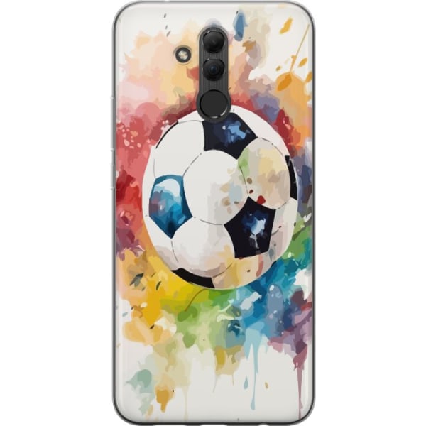 Huawei Mate 20 lite Gjennomsiktig deksel Fotball