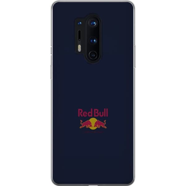 Kompatibelt Mobildeksel til OnePlus 8 Pro Minimalistiskt cupdesign med energidriktema blå