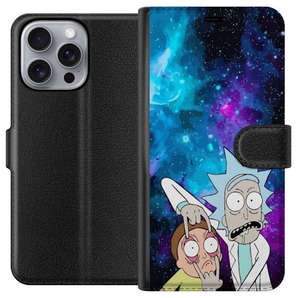 Apple iPhone 16 Pro Max Lommeboketui Rick og Morty