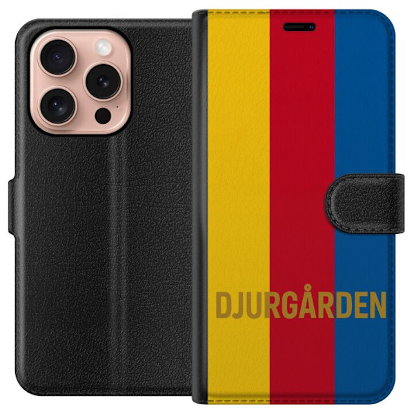 Apple iPhone 16 Pro Tegnebogsetui Djurgården – fodbold